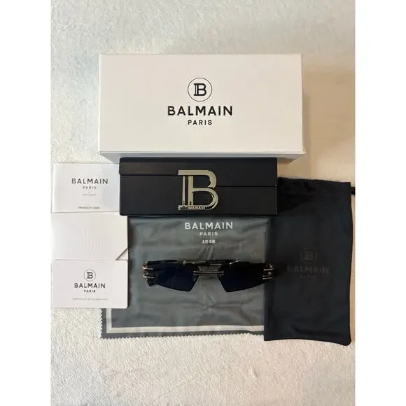 Brand New Balmain Sunglasses- FIXE BPS-123-A-54 Size 54-19-140 display picture 2